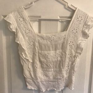 American Eagle Outfitters peasant blouse XS